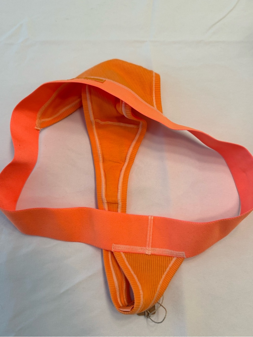 SKIMS Cotton Rib Mid-Rise Thong NWT - Picture 6 of 6